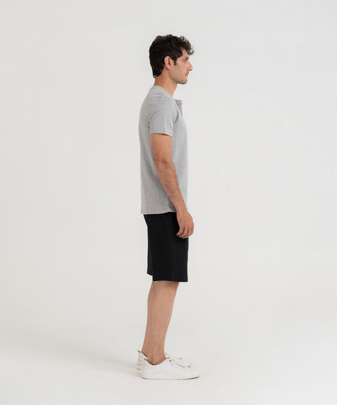 Men's Basic Henley Tee